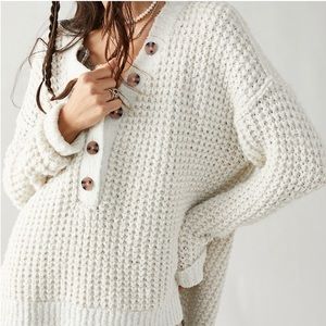 Free people Whistle Thermal Henely Top/ Tunic